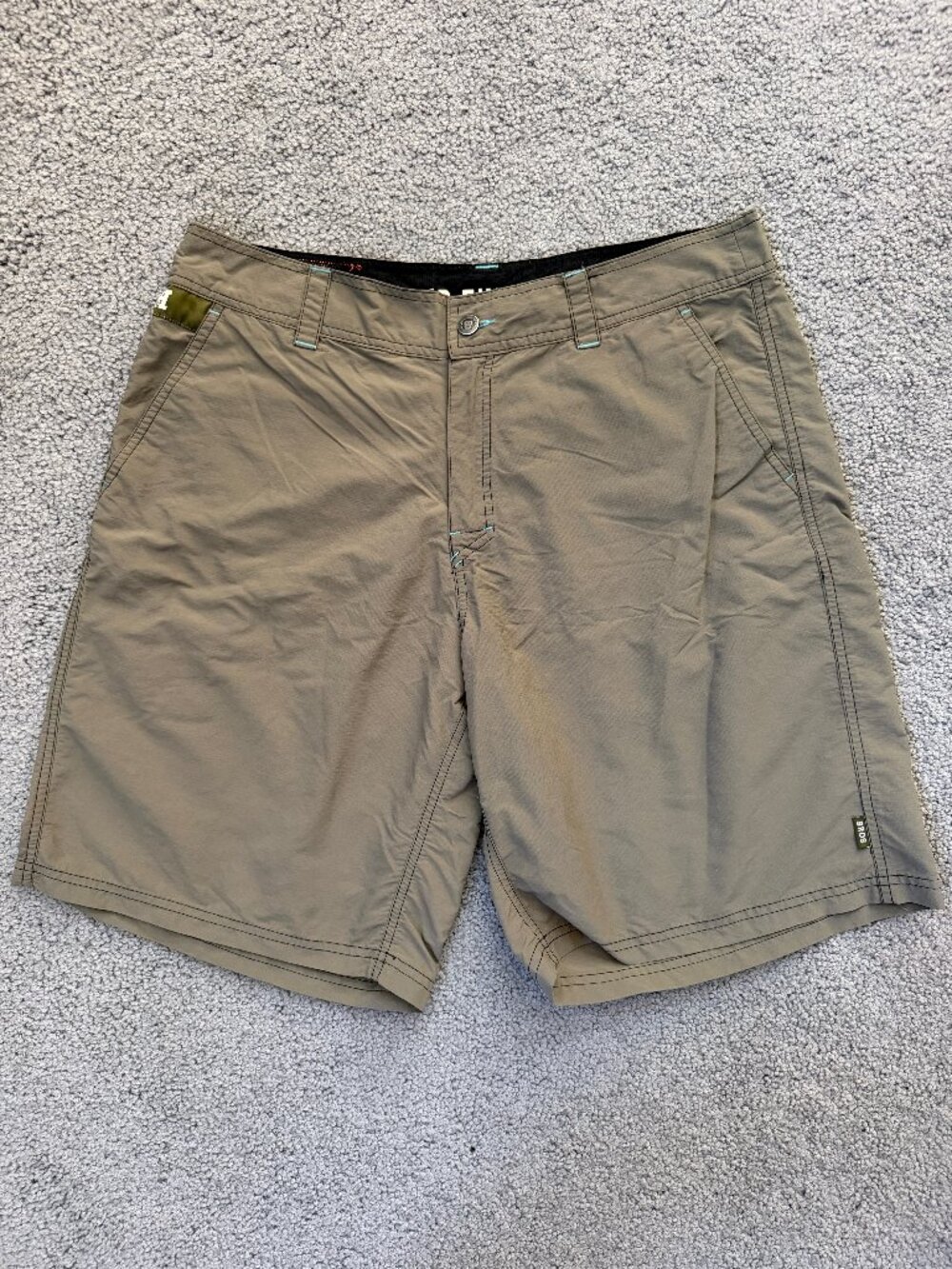 Howler Brothers Horizon Hybrid Shorts 2.0 Isotaupe Men's Size 36 -Excellent Cond